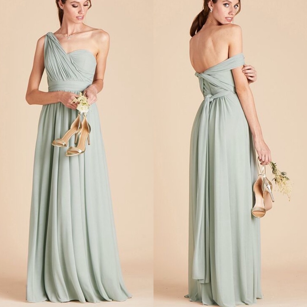 Birdy Grey NEW Chicky Convertible Bridesmaid Dress in Sage